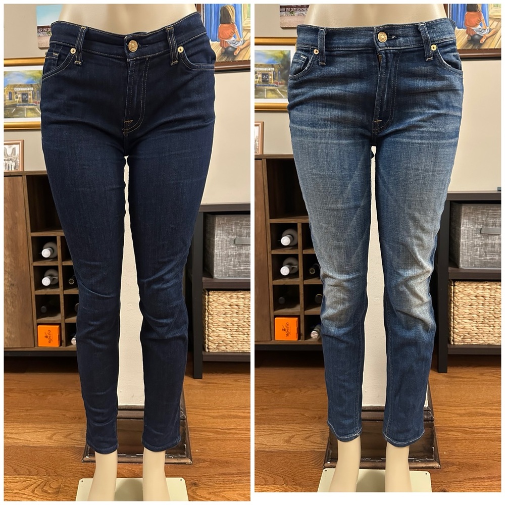 Bundle 7 for all mankind skinny jeans
